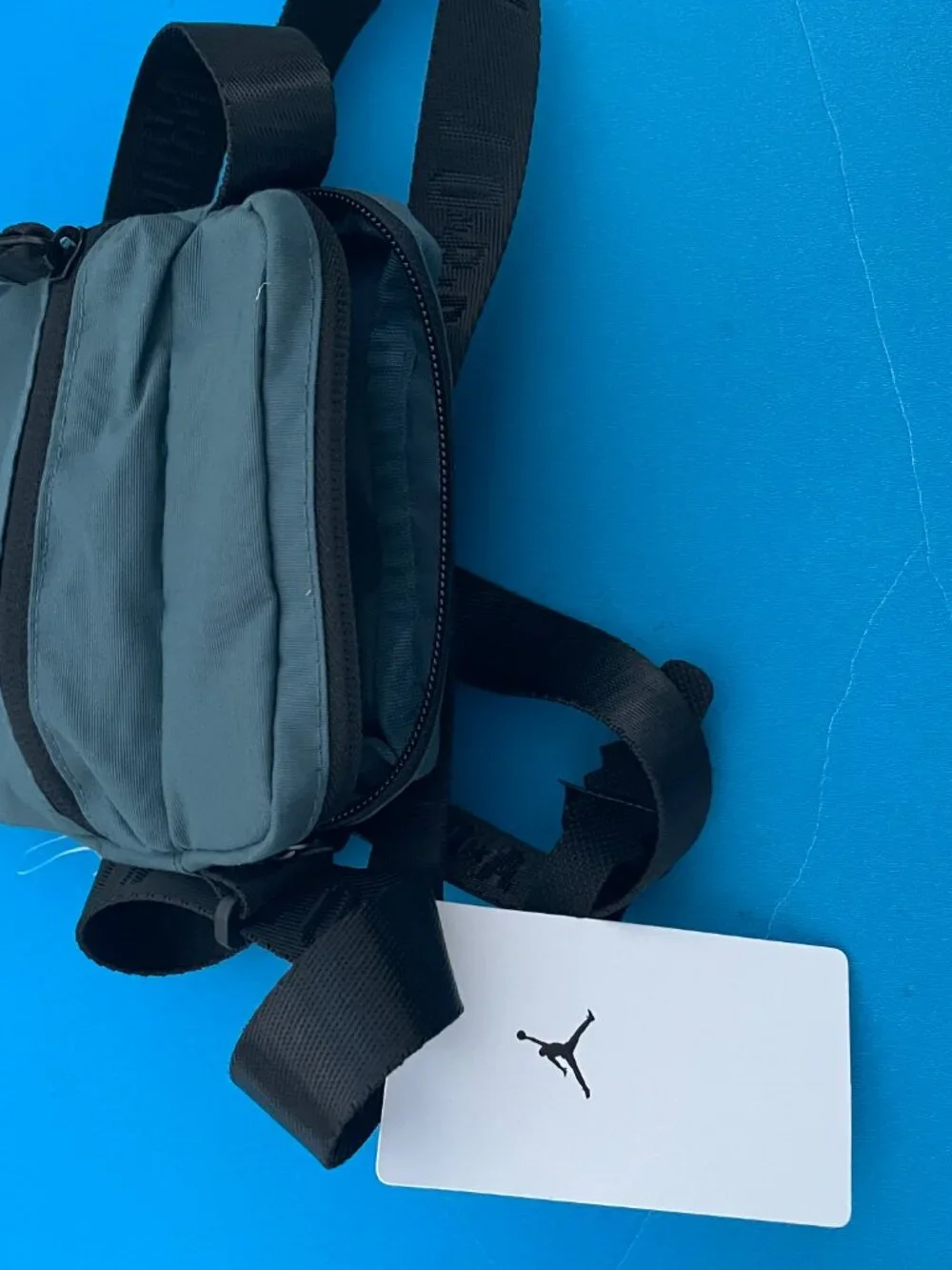 NWT Jordan Brand Small Bag Crossbody Adjustable Strap Ash Green